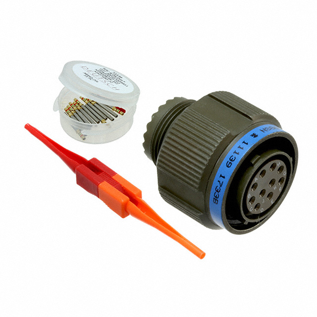 【D38999/26WC98SN】CONN PLUG FMALE 10POS GOLD CRIMP